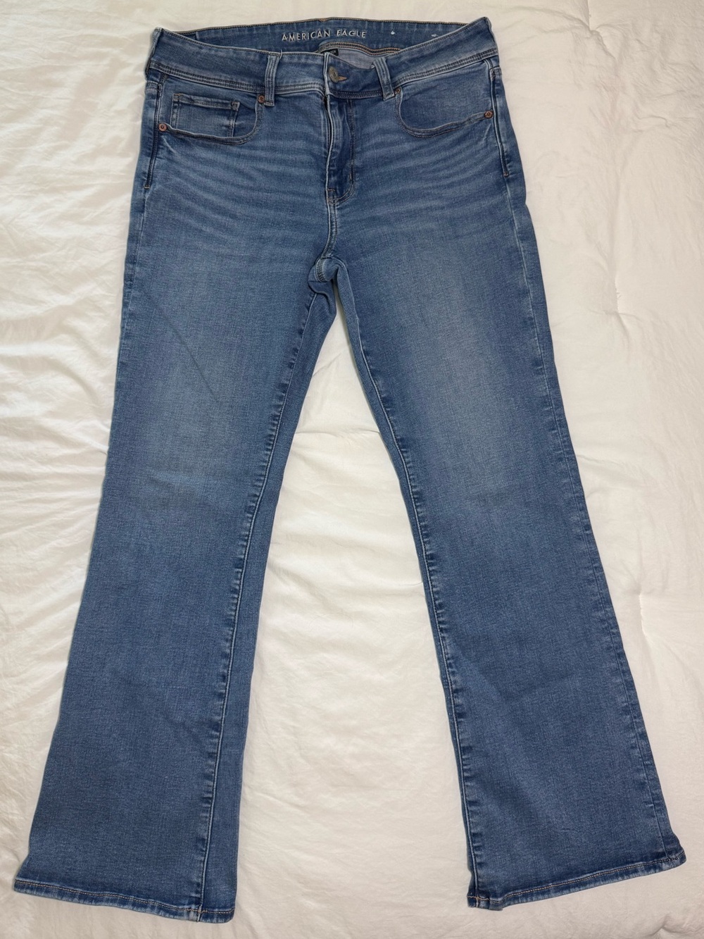 American Eagle Outfitters Blue Flare Jeans